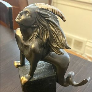 Capricorn Zodiac Female Sea Goat Statue